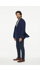 Ανδρικό Σακάκι Boston Blazer 7105-6 Μπλέ