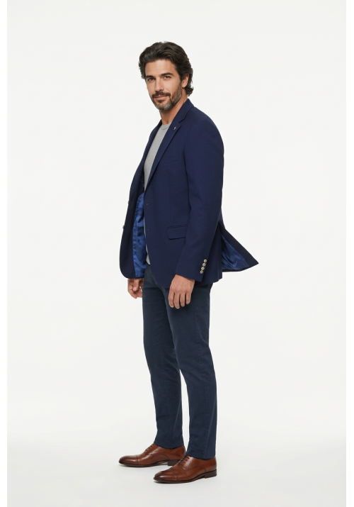 Ανδρικό Σακάκι Boston Blazer 7105-6 Μπλέ