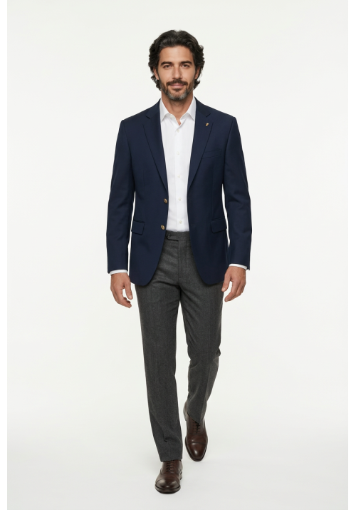 Ανδρικό Σακάκι Boston Blazer 7105-6 Μπλέ