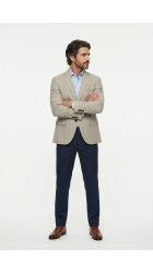Ανδρικό Σακάκι Boston Καρώ 8031-1 Μπέζ