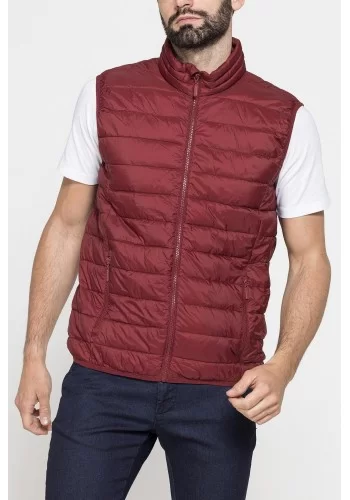 Ανδρικό Αμάνικο Μπουφάν Puffer Carrera 406P1417-449 Μπορντό