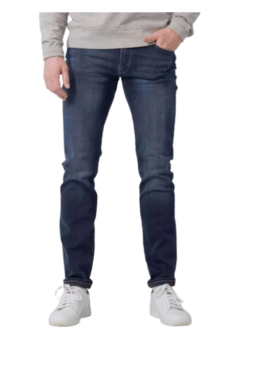 Ανδρικό Παντελόνι Τζιν με Slim Eφαρμογή Petrol Seham classic 5855 Μπλε