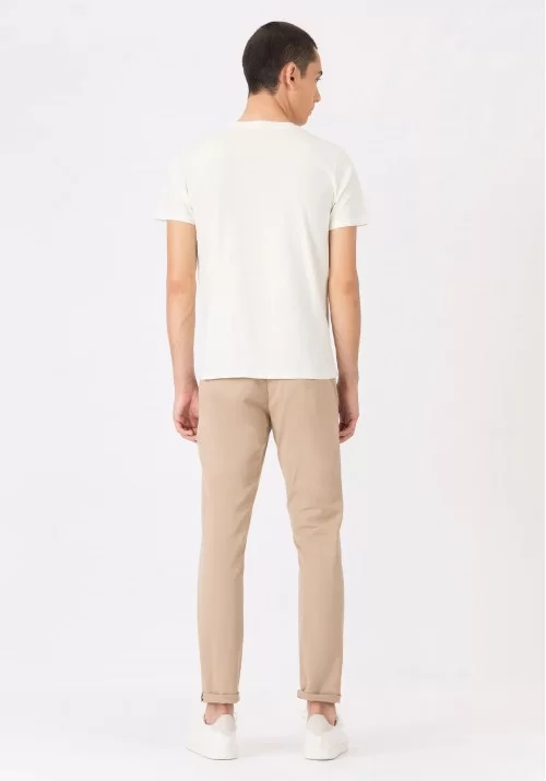 Ανδρικό Παντελόνι Chino Slim Fit Tiffosi 10036813 Μπεζ