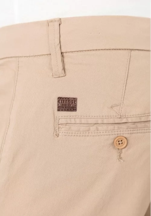 Ανδρικό Παντελόνι Chino Slim Fit Tiffosi 10036813 Μπεζ