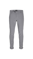Ανδρικό Παντελόνι Chino Jack & Jones JPSTMarco Connor Grey Mel Noos 12169491 Grey Melange