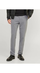 Ανδρικό Παντελόνι Chino Jack & Jones JPSTMarco Connor Grey Mel Noos 12169491 Grey Melange