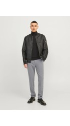 Ανδρικό Παντελόνι Chino Jack & Jones JPSTMarco Connor Grey Mel Noos 12169491 Grey Melange