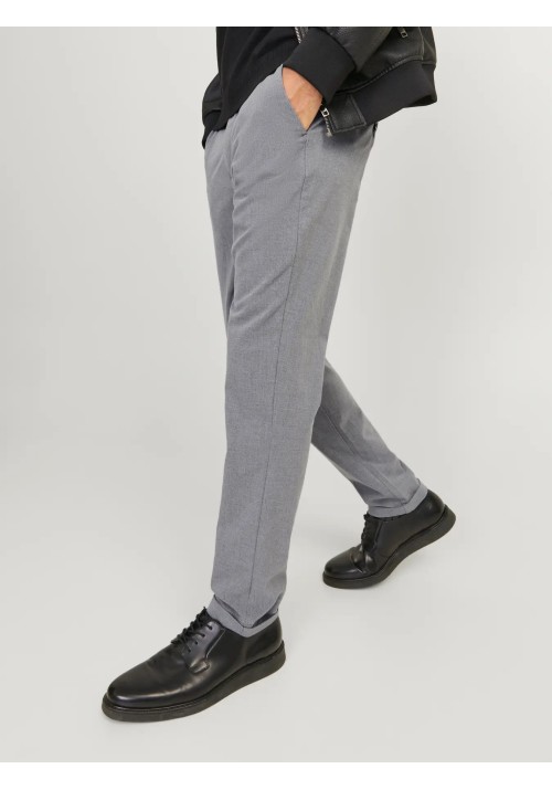 Ανδρικό Παντελόνι Chino Jack & Jones JPSTMarco Connor Grey Mel Noos 12169491 Grey Melange