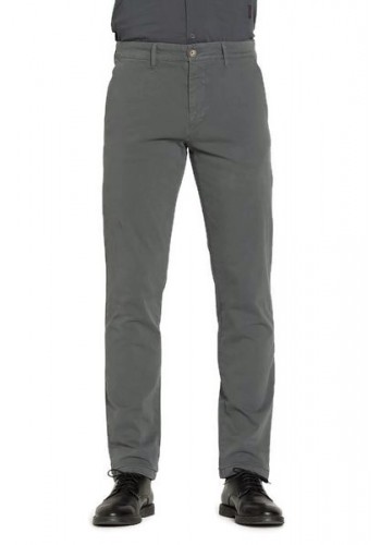 Ανδρικό Παντελόνι Chino Carrera 624-945-890 με  Κανονική Εφαρμογή Γκρι