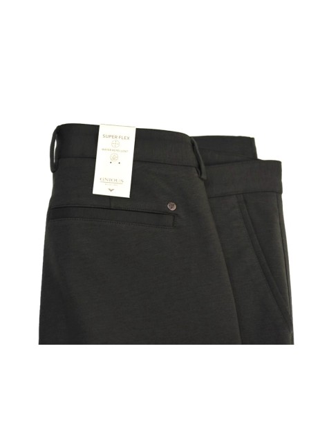 Ανδρικό Παντελόνι Chino Ελαστικό με Slim Εφαρμογή Gnious 5053-32 Λαδί