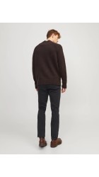 Ανδρικό Παντελόνι Chino Jack & Jones JPSTMarco Dave Noos 12174152 Μαύρο