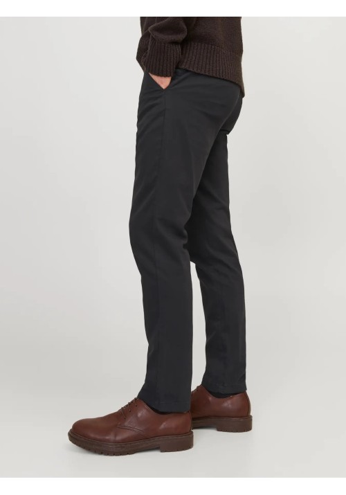 Ανδρικό Παντελόνι Chino Jack & Jones JPSTMarco Dave Noos 12174152 Μαύρο