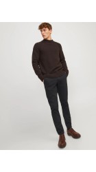 Ανδρικό Παντελόνι Chino Jack & Jones JPSTMarco Dave Noos 12174152 Μαύρο