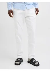 Ανδρικό Λινό Παντελόνι Jack & Jones JPSTKane Hybrid Bondi Jogger SN 12274977 Λευκό Ανδρικό Λινό Παντελόνι Jack & Jones JPSTKane Hybrid Bondi Jogger SN 12274977 Λευκό
