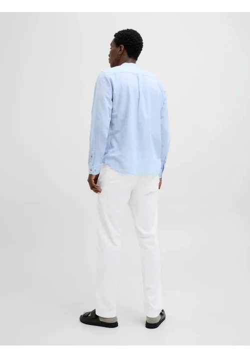 Ανδρικό Λινό Παντελόνι Jack & Jones JPSTKane Hybrid Bondi Jogger SN 12274977 Λευκό