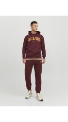 Παντελόνι Φόρμας Φούτερ Jack & Jones 12254528 JPSTGordon JJJosh Sweat Pants Μπορντό