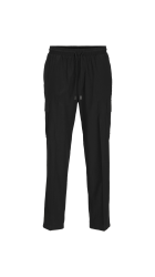 Ανδρικό Παντελόνι Λινό Cargo Jack & Jones JPSTKarl Summer Cargo SN Styd 12268352 Mαύρο