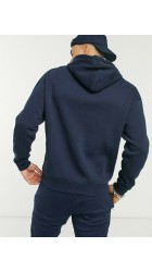 Ανδρικό Φούτερ Jack & Jones 12186375 Loose Fit Μπλε