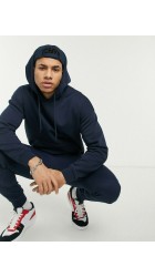 Ανδρικό Φούτερ Jack & Jones 12186375 Loose Fit Μπλε