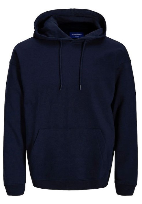 Ανδρικό Φούτερ Jack & Jones 12186375 Loose Fit Μπλε