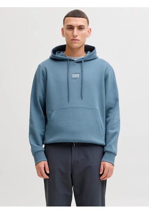 Ανδρικό Φούτερ Jack & Jones JJCorp Graphic Sweat Hood LN 12268422 Blue Mirage