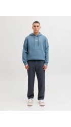 Ανδρικό Φούτερ Jack & Jones JJCorp Graphic Sweat Hood LN 12268422 Blue Mirage
