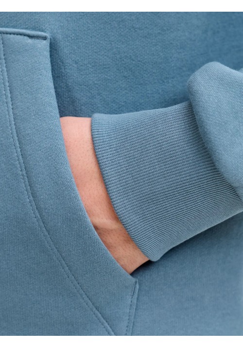 Ανδρικό Φούτερ Jack & Jones JJCorp Graphic Sweat Hood LN 12268422 Blue Mirage