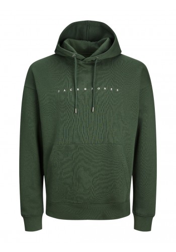 Ανδρική Φούτερ με κουκούλα Jack & Jones 12233972 JJestar JJ Seat Hood Noos Πράσινη