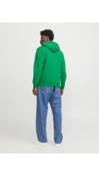 Ανδρική Φούτερ με Kουκούλα Jack & Jones JJEStar JJ Sweat Hood Noos 12233972 Πράσινη