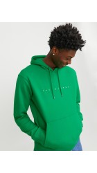 Ανδρική Φούτερ με Kουκούλα Jack & Jones JJEStar JJ Sweat Hood Noos 12233972 Πράσινη