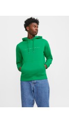 Ανδρική Φούτερ με Kουκούλα Jack & Jones JJEStar JJ Sweat Hood Noos 12233972 Πράσινη