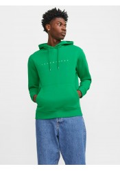 Ανδρική Φούτερ με Kουκούλα Jack & Jones JJEStar JJ Sweat Hood Noos 12233972 Πράσινη