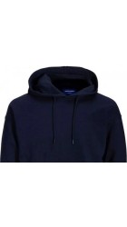 Ανδρικό Φούτερ Jack & Jones 12186375 Loose Fit Μπλε