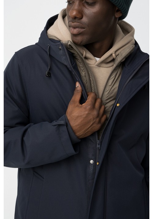 Ανδρικό Μπουφάν Παρκά Tiffosi Huang 10061891-790 Μπλέ