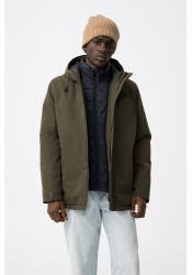 Ανδρικό Μπουφάν Παρκά Tiffosi Huang 10061891-812 Λαδί