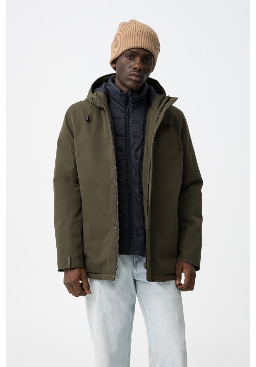 Ανδρικό Μπουφάν Παρκά Tiffosi Huang 10061891-812 Λαδί