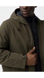 Ανδρικό Μπουφάν Παρκά Tiffosi Huang 10061891-812 Λαδί