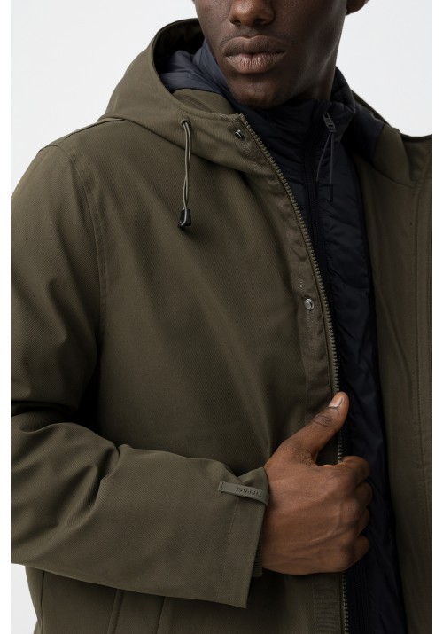 Ανδρικό Μπουφάν Παρκά Tiffosi Huang 10061891-812 Λαδί