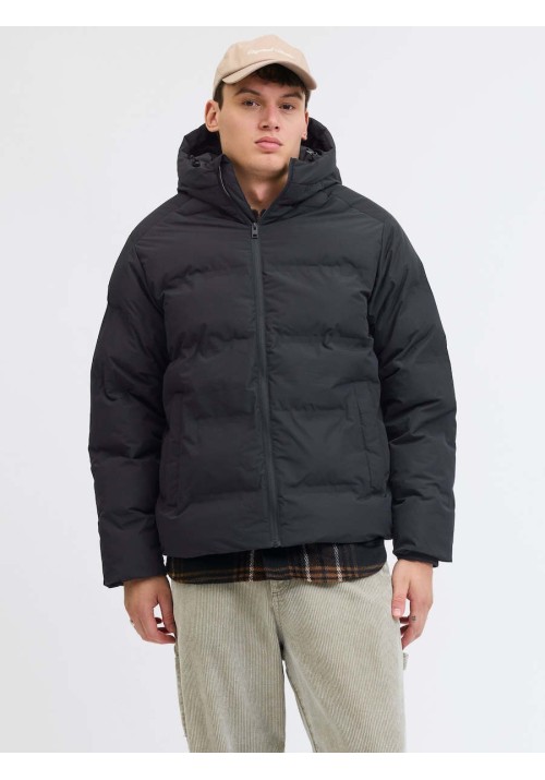 Ανδρικό Μπουφάν Puffer Jack & Jones JJESoho Puffer Hood SN 12278749 Μαύρο