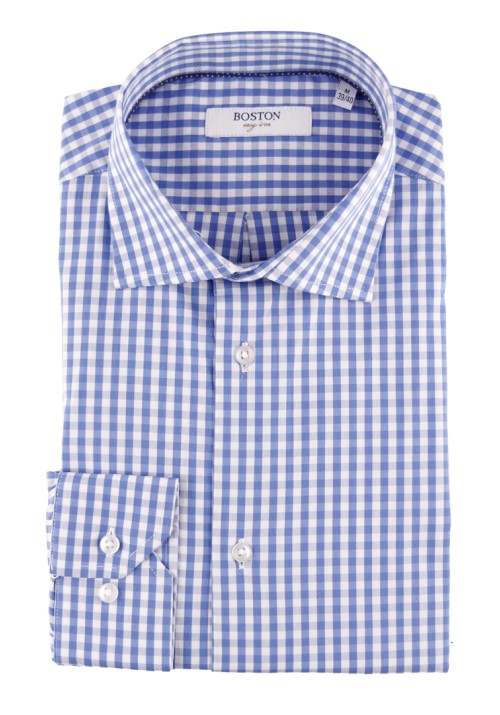Ανδρικό Πουκάμισο Boston 701-1 Μπλε