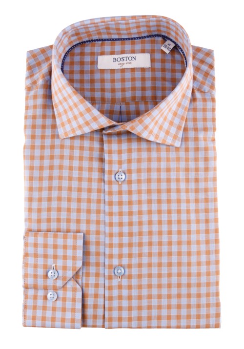 Ανδρικό Πουκάμισο Boston 701-2 Γαλάζιο