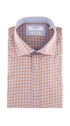 Ανδρικό Πουκάμισο Slim Fit Boston 701-2 Μπεζ