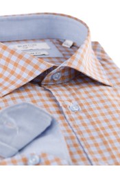 Ανδρικό Πουκάμισο Slim Fit Boston 701-2 Μπεζ Ανδρικό Πουκάμισο Slim Fit Boston 701-2 Μπεζ