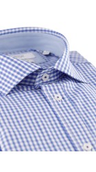 Ανδρικό Πουκάμισο Slim Fit Boston 701-3 Γαλάζιο