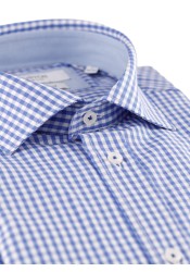 Ανδρικό Πουκάμισο Slim Fit Boston 701-3 Γαλάζιο Ανδρικό Πουκάμισο Slim Fit Boston 701-3 Γαλάζιο