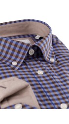 Ανδρικό Πουκάμισο Boston 701-4 Μπλε