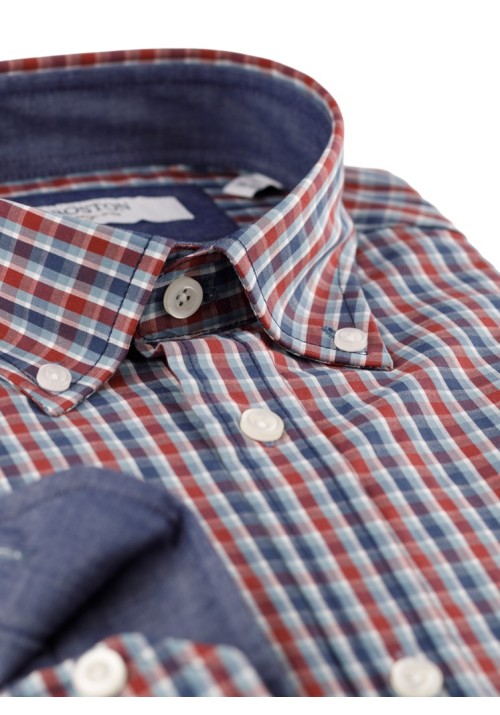 Ανδρικό Πουκάμισο Boston 702-1 Πολύχρωμο