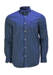 Ανδρικό Πουκάμισο Boston 702-2 Μπλε