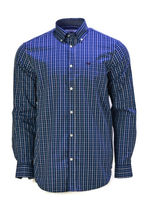 Ανδρικό Πουκάμισο Boston 702-2 Μπλε