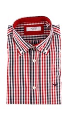 Ανδρικό Πουκάμισο Boston 702-3 Κόκκινο